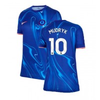 Camiseta Chelsea Mykhailo Mudryk #10 Primera Equipación Replica 2024-25 para mujer mangas cortas